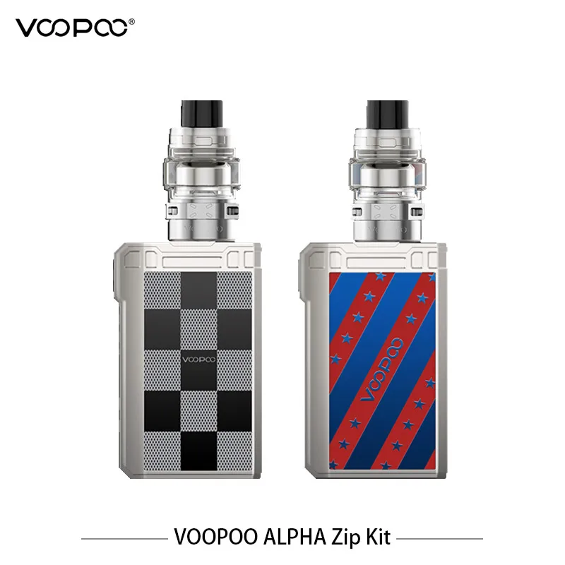 Ceny Oryginalny zestaw Zip VOOPOO ALPHA 180W Zip box mod Vape 4ML Maat Tank Vape z MT M2 MT M1 cewka z siatką elektroniczny papieros Vape