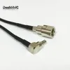 New FME Male Plug To CRC9 Right Angle Connector RG174 Cable Pigtail 15CM 6