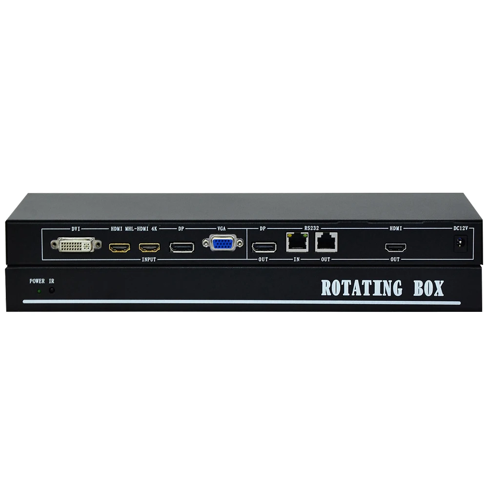 Поворотный ТВ видеопроцессор с входом HDMI DP DVI VGA для вертикального экрана дисплея