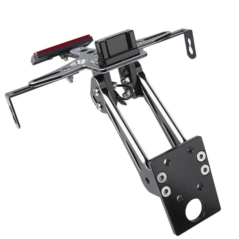  Motorcycle Fender Eliminator LED Adjustable License Plate Holder Bracket Mount For Yamaha YZF R1 YZ - 33004050449