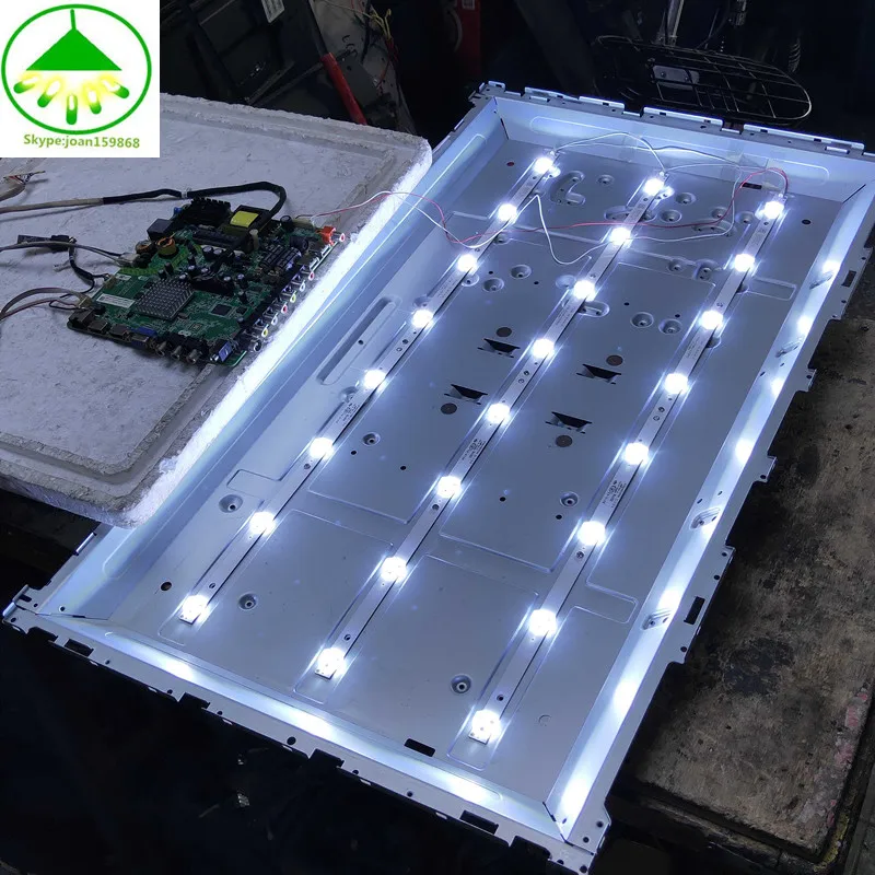 3 шт./лот для Philips 32PHF5055/T3 ТВ Подсветка лампа 4708-K320WD-A4213K01/A3216K01/A2213K01 K320WD146 K320WD6 1 шт. = 8LED 618 мм