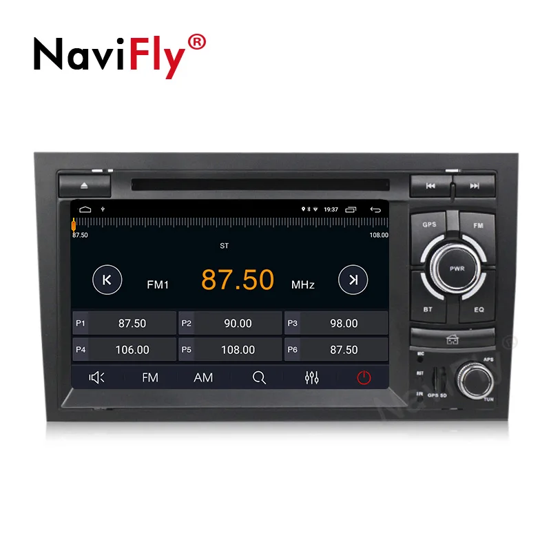 Sale Navifly Android9.1 RDS 32G ROM 2G RAM 2din Car Multimedia player For Audi A4 B6 B7 S4 B7 B6 RS4 B7 SEAT Exeo dvd player radio 4