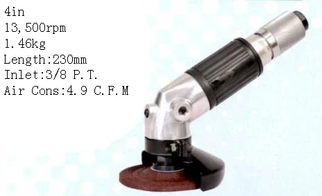 

100mm Air Angle Grinder 120 Degree Angle Pneumatic Grinder 4inch Quality Bend Angle for Grinding & Sanding Wholesale (KB-4V)