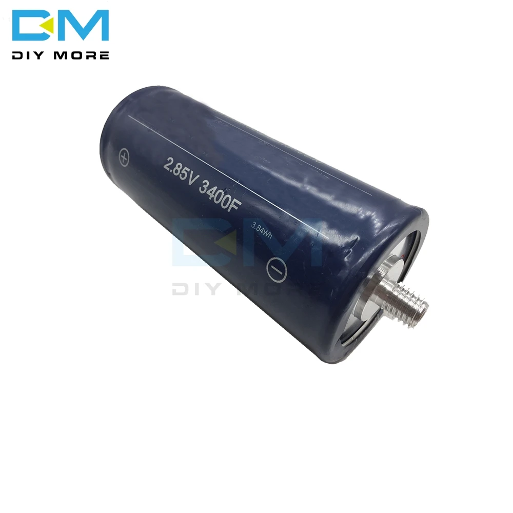 Tanie Super Farad kondensator 2.85V 3400F Ultracapacitor wysokiej częstotliwości prostownik samochodowy moduł zasilania Diy elektroniczny