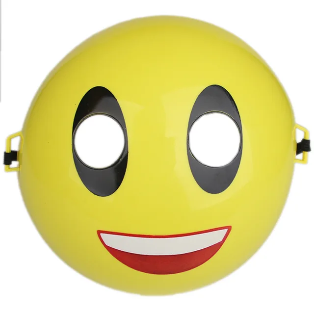 2 pcs Emoji mask funny mask for child christmas party supplies in