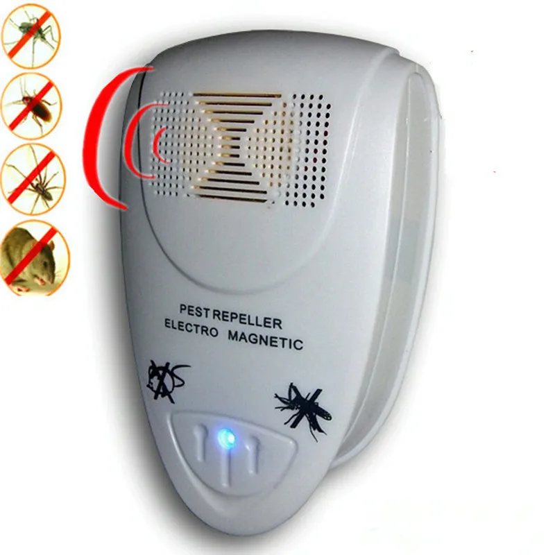 

Enhanced Version Electronic Cat Ultrasonic Anti Mosquito Insect Repeller Rat Mouse Cockroach Pest Reject Repellent EU/US Plug