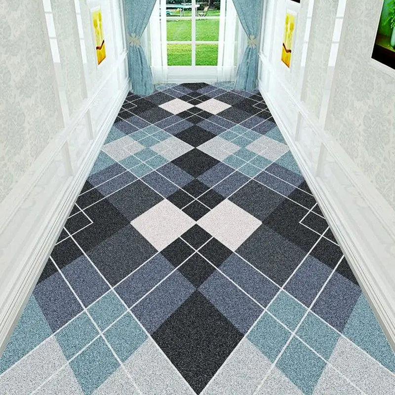 Nordic Stair Carpet European Corridor Carpets Hotel Long Aisle Rug Home Entrance/Hallway Doormat Anti-Slip Wedding Floor Rugs Nordic Stair Carpet European Corridor Carpets Hotel Long Aisle Rug Home Entrance/Hallway Doormat Anti-Slip Wedding Floor Rugs