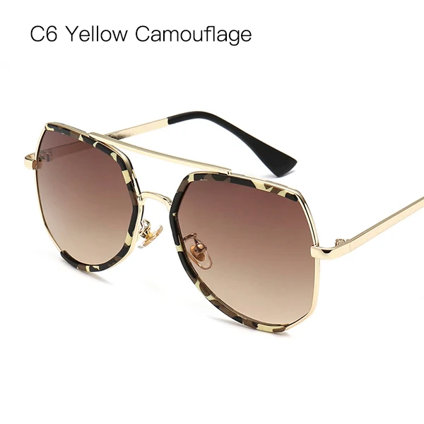C6 Yellow Camouflage MS-167 бренд новые очки детские для отдыха в ночном клубе, прекрасные детские солнцезащитные очки для мальчиков и Gafas De Sol UV400 - Цвет линз: C6 Yellow Camouflage