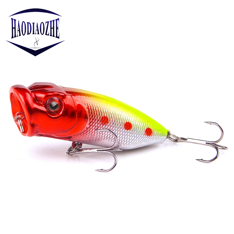 

Hot Popper Fishing Lures 7cm 10g Topwater Wobblers Isca Artificial Hard Bait Swimbait 5 Colors Available Crankbait Fishing Lure
