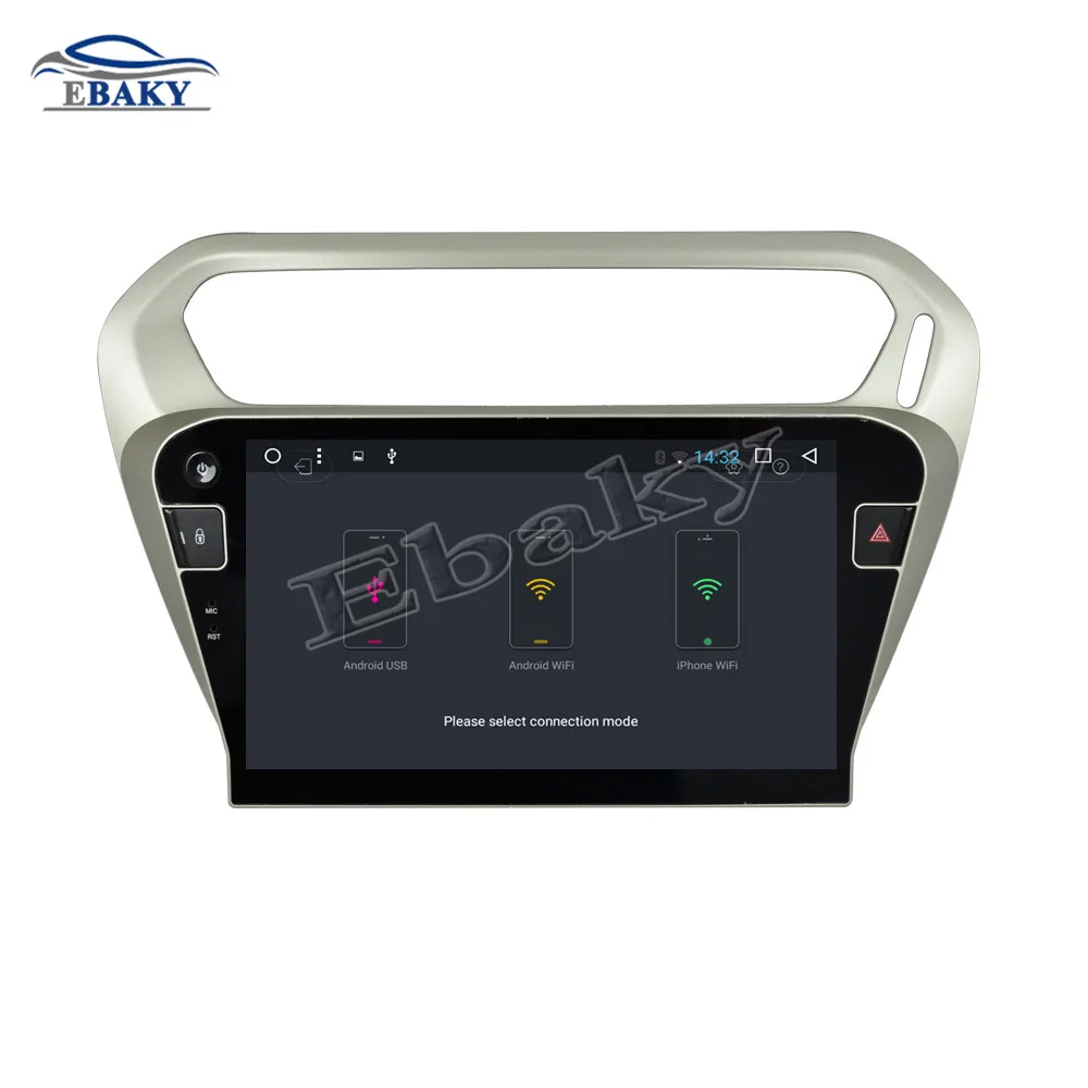 Excellent NaviTopia 9inch 1GB/2GB RAM Quad Core/Octa Core Android 7.1/8.1 Car DVD Radio for Citroen C-Elysee 2014- with GPS/wifi 18