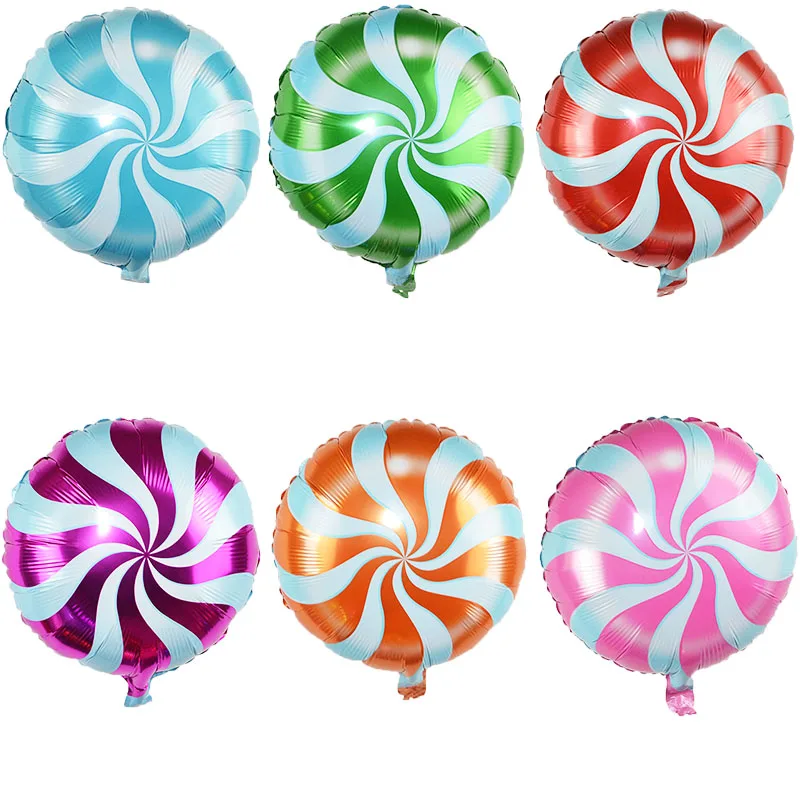 

1/3/5pcs 18inch Windmill Lollipop Foil Balloon For Babyshower Party Birthday Wedding Decoration Candy balony globos toys gifts 8