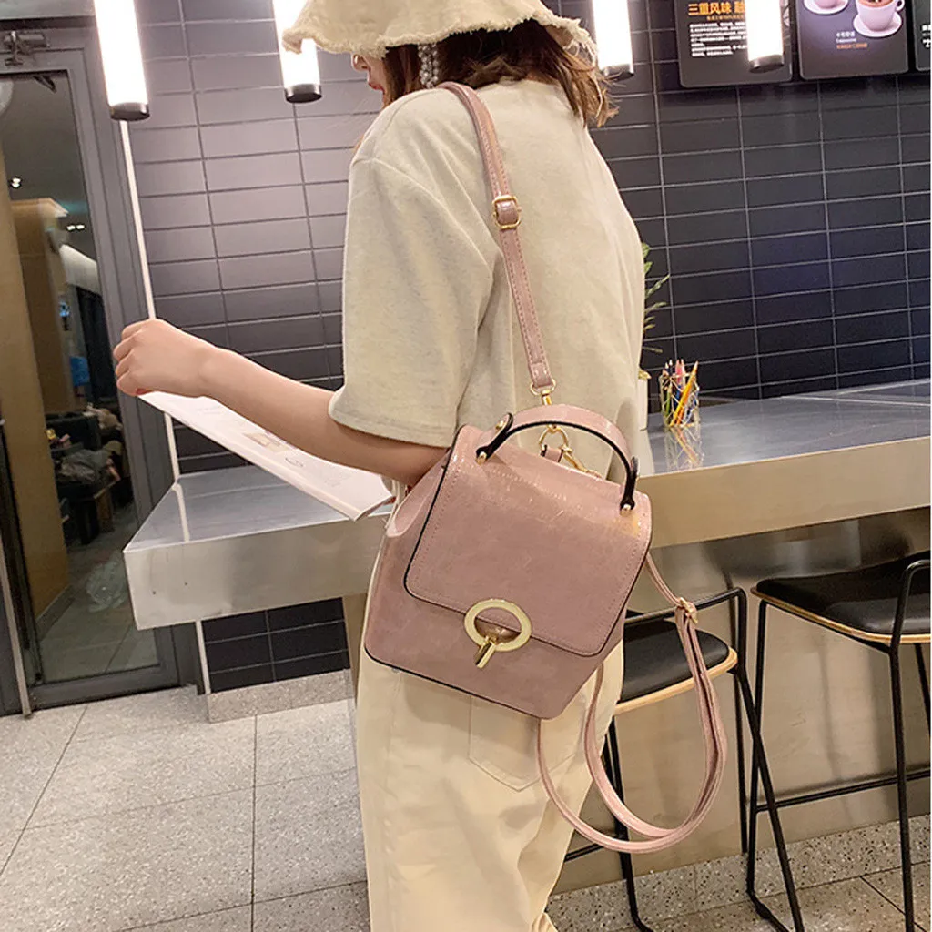 

Women mini backpack Soft Touch Multi-Function Small Backpack Female Ladies Shoulder Bag student schoolbag Girl Purse mochila