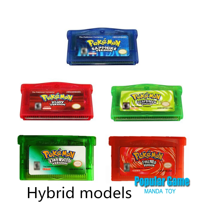 

10pcs/lot GBA GAame Poke Collective Edition Video Game Cartridge Console Card for Game Boy Advance English Version