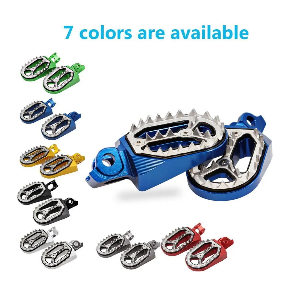 

CNC MX Foot Pegs Rests Pedals Footpegs For Suzuki RM-Z 450 RM-Z 250 RM Z450 Z250