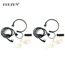 2-PCS Throat Microphone Mic PTT Laryngofon Air Tube Headset Earpiece For Baofeng Walkie Talkie CB Radio UV-5R UV B5 GT-3TP UV-5X 2-PCS Throat Microphone Mic PTT Laryngofon Air Tube Headset Earpiece For Baofeng Walkie Talkie CB Radio UV-5R UV B5 GT-3TP UV-5X