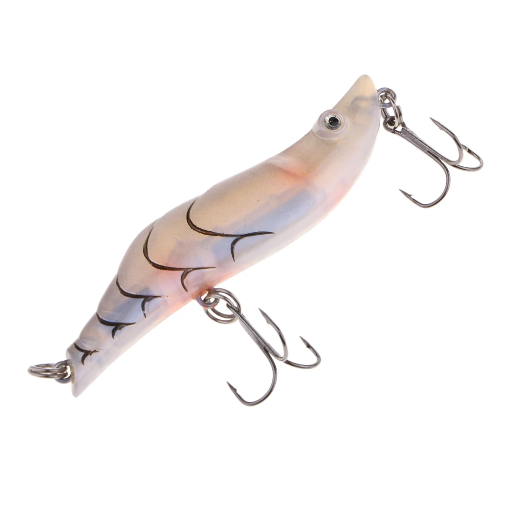 Perfeclan Fishing Lure Shrimp Lure Squid 8cm/15g Hard Jig Baits Swing Shrimp Squid Lure Squid Jigs Fishing Lures