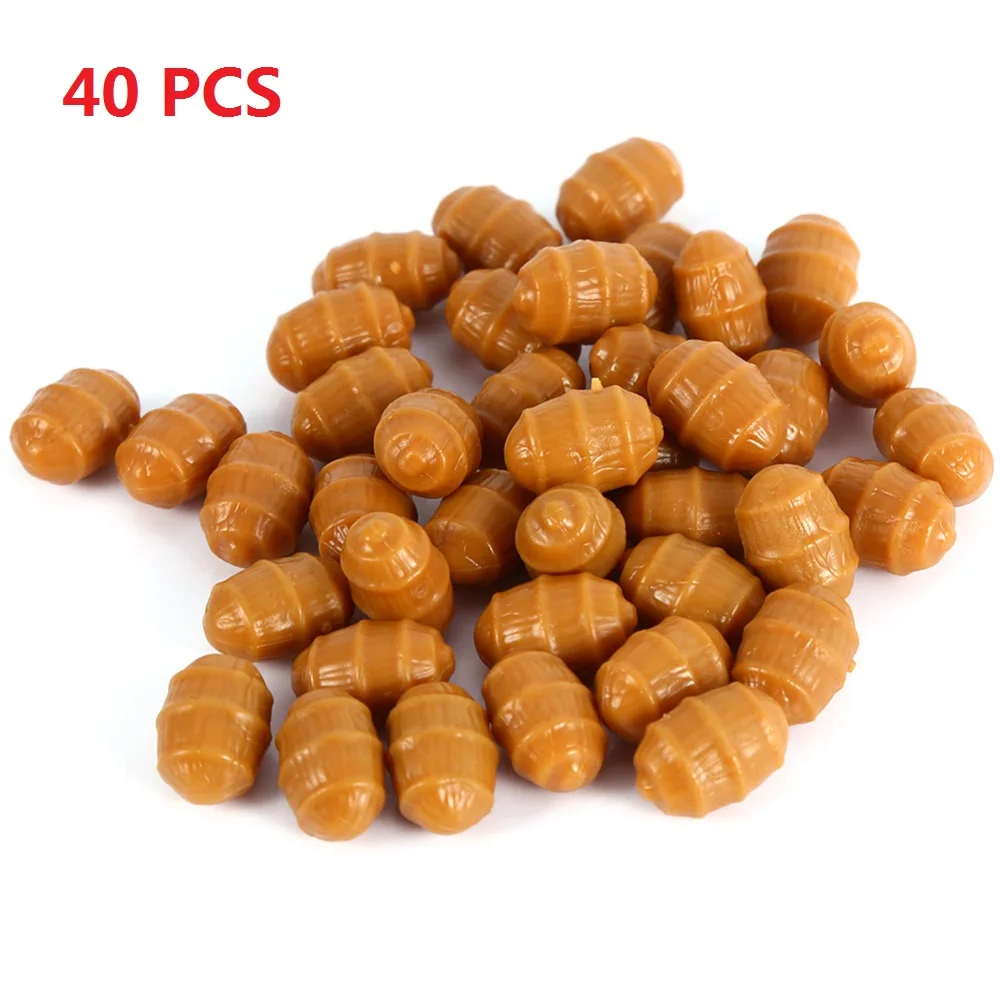 

10/20/30/40pcs S/L Tiger Nuts Fishing Lure Carp Fishing Soft Floating Baits Pop Up Terminal Tackle Artificial Fishing Lure Baits