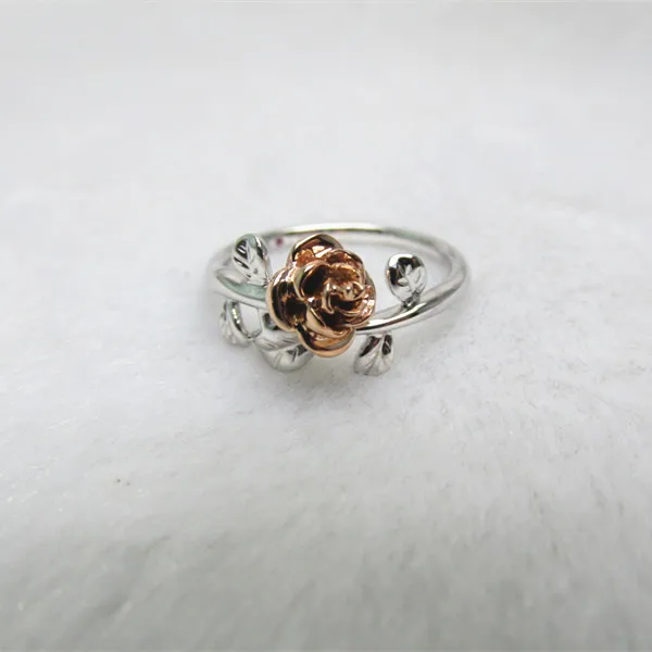 Твердое кольцо 14 K из белого и розового золота, кольцо из креоза, ювелирное украшение, подарок на праздник R411