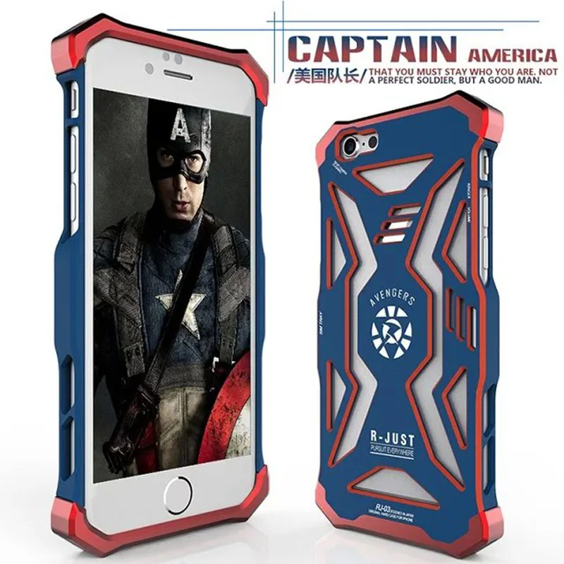 imágenes para Nueva Versión 3D Fresco Héroe Avengers Iron Man Ironman Armor Cubierta de la Caja de Metal duro Para el iphone 6 plus/6 s plus Superhero R-sólo imágenes para Nueva Versión 3D Fresco Héroe Avengers Iron Man Ironman Armor Cubierta de la Caja de Metal duro Para el iphone 6 plus/6 s plus Superhero R-sólo