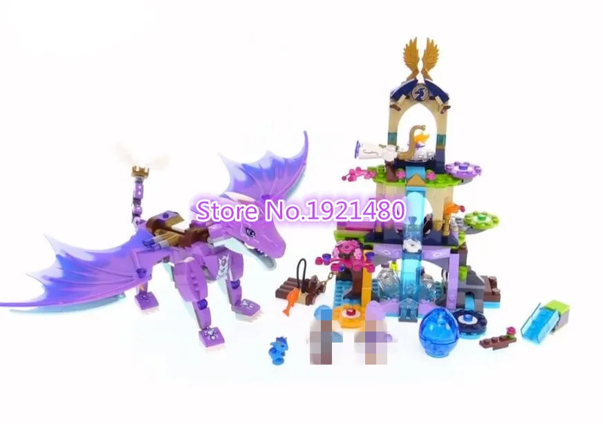 

AIBOULLY 10549 Friends Elves The Water Dragon Model Building Kits Blocks Bricks Toys Girl Toys Compatible with 41172