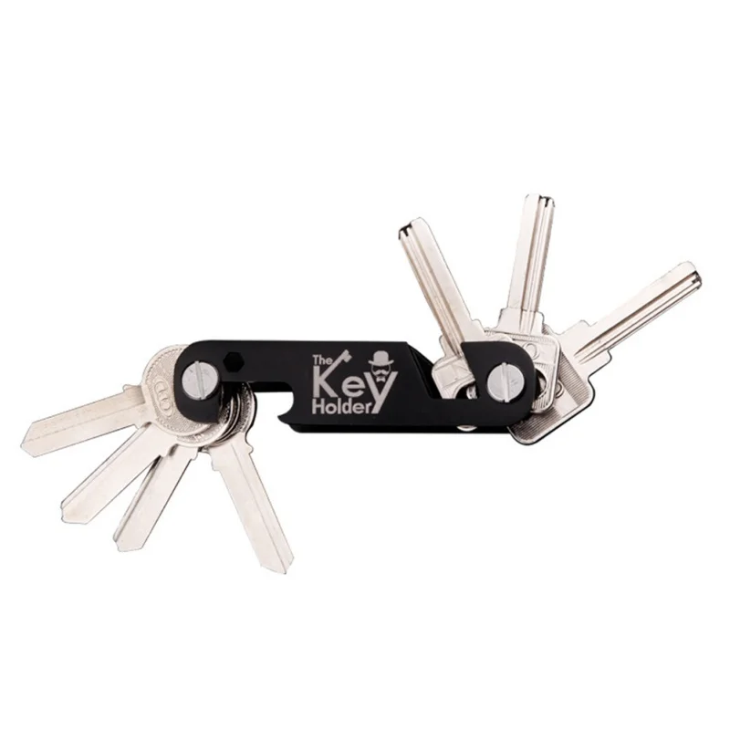 Портативный держатель для ключей EDC, алюминиевый держатель для ключей, органайзер для ключей, папка для хранения ключей на открытом воздухе