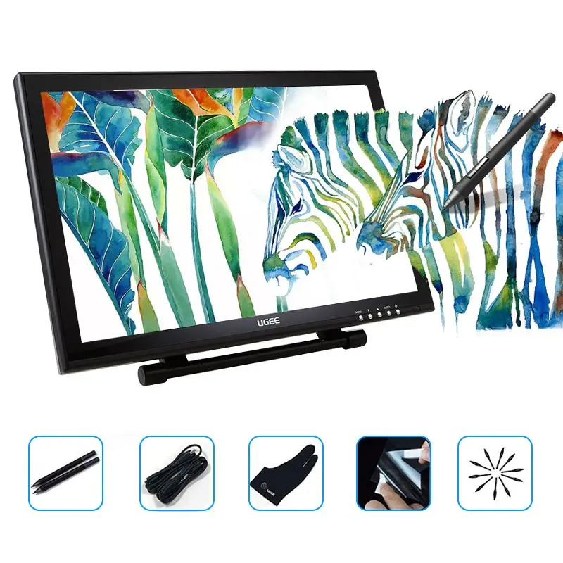 Ugee 1910B 19 high quality 5080 LPI Smart Graphics Digital font b Tablets b font IPS