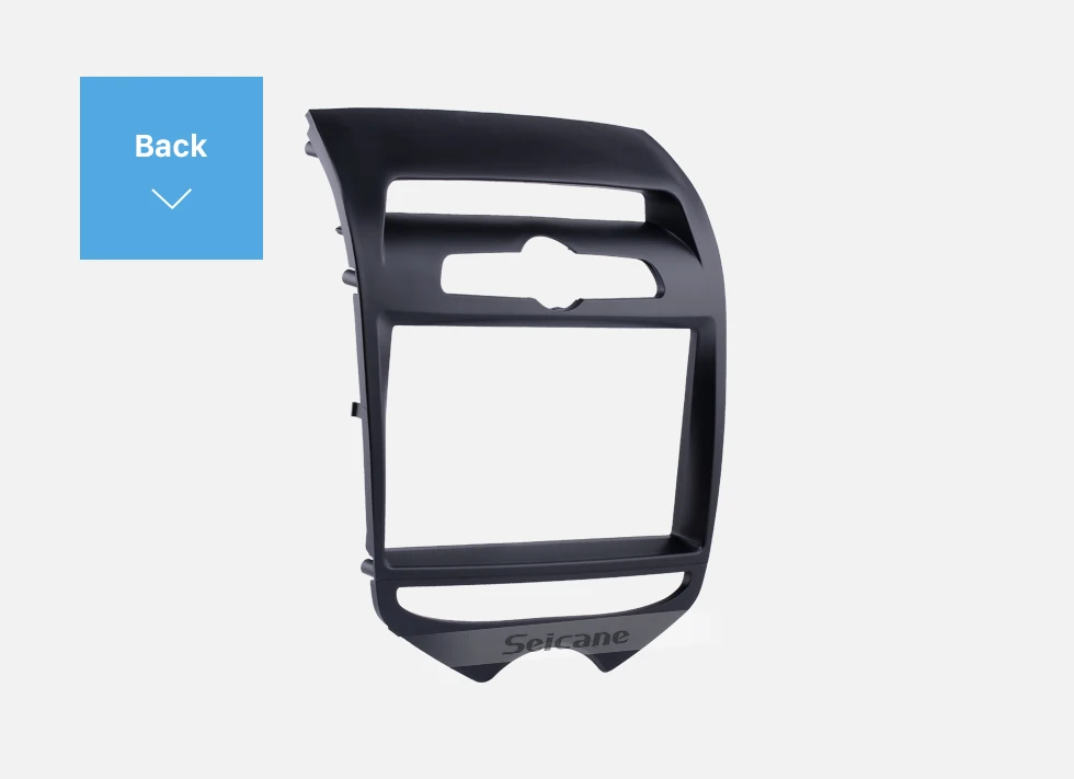 Seicane Black Double Din 2012 Hyundai IX20 with Manual AC Car Radio Fascia Dash CD Trim Installation DVD panel Frame