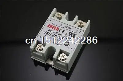 1pcs Soild State Relay SSR-40 DD DC-DC 40A 3-32VDC/5-60VDC | Обустройство дома
