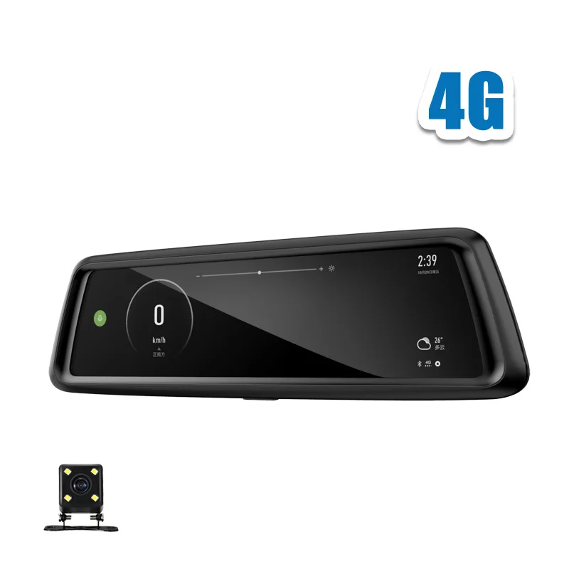 4g ANSTAR 1080P Dvr Dash камера 10 ''Автомобильный видеорегистратор с сенсорным экраном видео рекордер 4G ADAS Парковка заднего вида зеркало заднего вида монитор камера - Название цвета: 4g