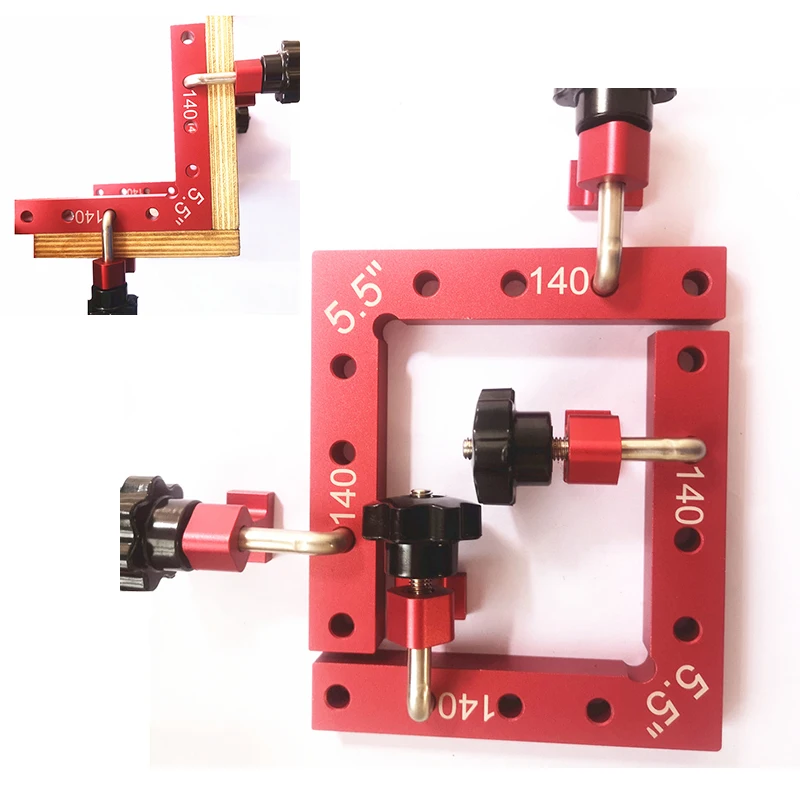 

140*140mm Square Ruler 90 Degrees L-Shaped Auxiliary Fixture Square Right Angle Positioning L Block Ruler Splicing Board Fixing