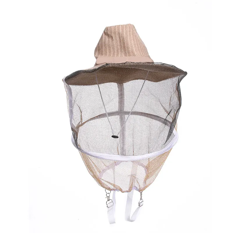 Шляпа пчеловода, маска пчеловода, ковбойская шляпа, Москитная пчелиная сетка, вуаль, полное лицо, шейный чехол, уличная сетка, маска для головы, защитная крышка - Цвет: 02