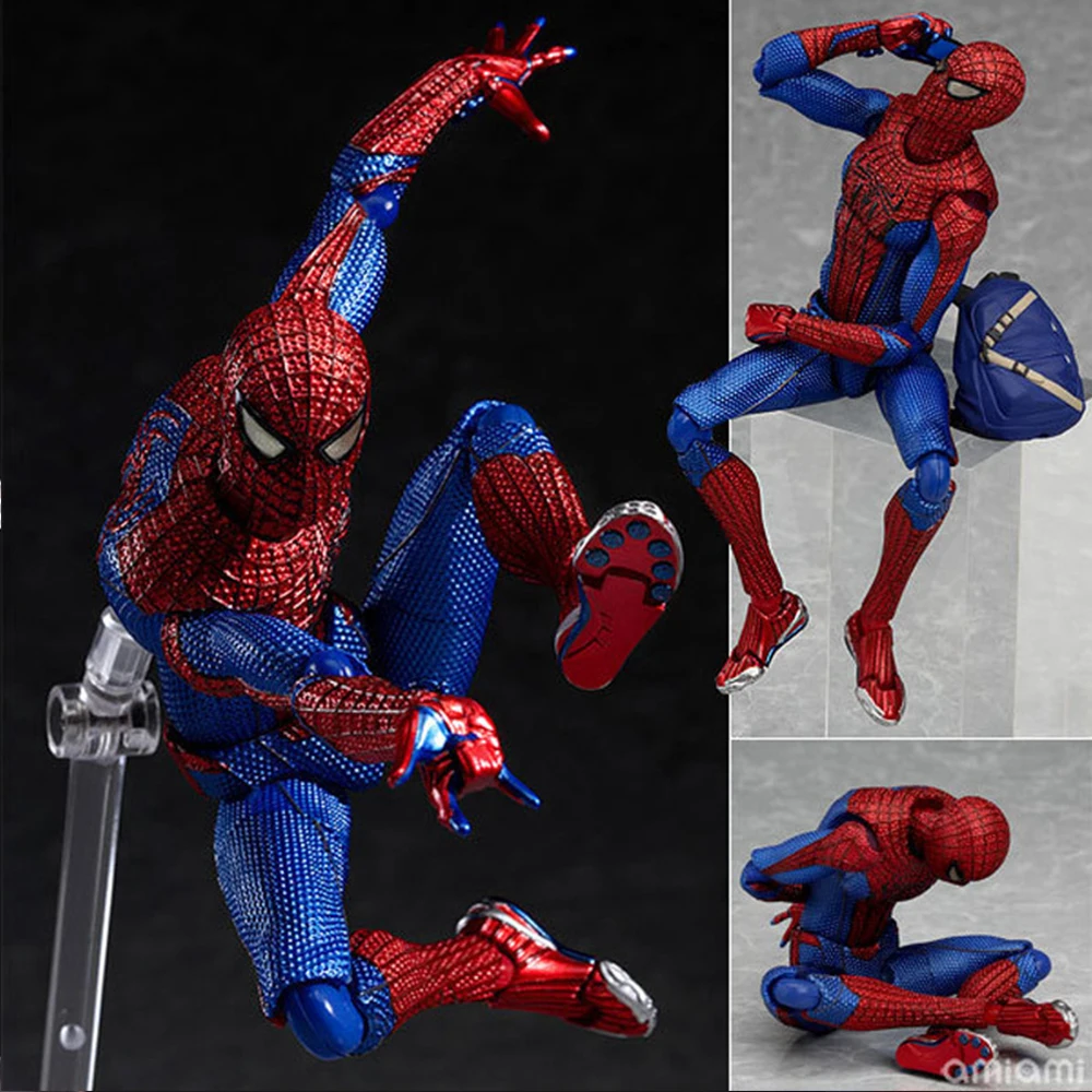 Anime Toy Action Figure 15cm PVC Joint movement Arts Spiderman Spider man PVC Action Figure Collectible