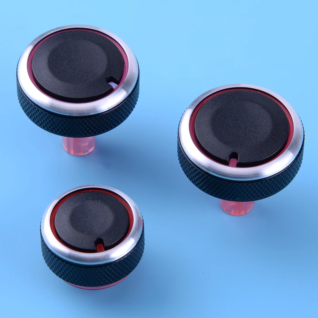 

CITALL 3pcs Car Air Condition A/C Heater Climate Dash Control Switch Knobs for Nissan Cube Versa Note Micra Almera 2016 2017