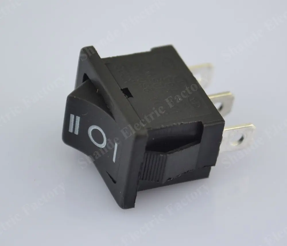 

3 position rocker switch 3 pins on off on snap switch