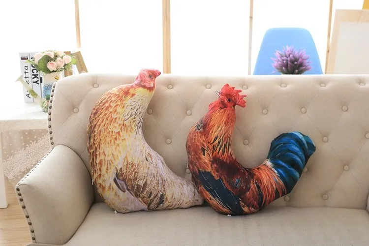 Stuffed Toys For Children Stuffing Large Girl Doll Cute Soft Toy Sleeping Home Pillow Stuffed Toy Chicken Cushion Cock Hen Chick