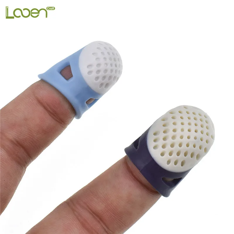 

Looen New Household Silicone Thimble Sewing DIY Tools S M Finger Protector Thimble Quilting Craft Accessories
