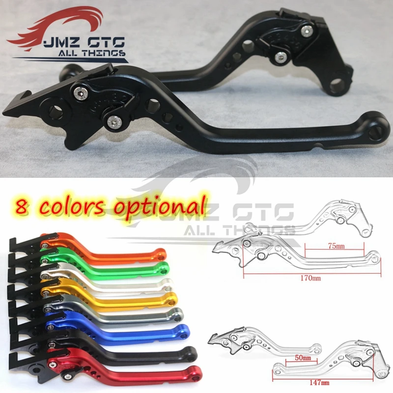Для KAWASAKI ZX10R/RR/KRT 2016 2017 2018 Алюминиевый CNC регулируемый тормозной рычаг сцепления