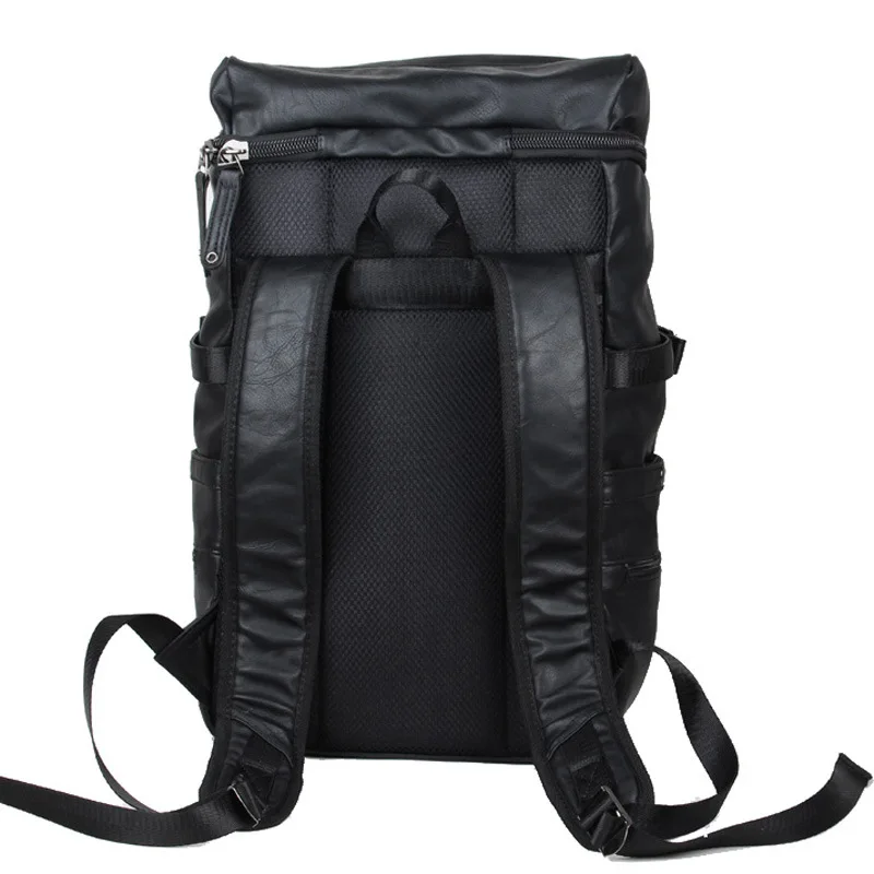 Рюкзак для мужчин, уличная сумка из искусственной кожи, Мужская Уличная школьная Подростковая многофункциональная походная дорожная сумка, рюкзак для мужчин
