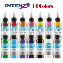 14 цветов боди арт 30 мл профессиональная татуировка 1 унции краска для татуажа набор красоты макияж Перманентная косметика