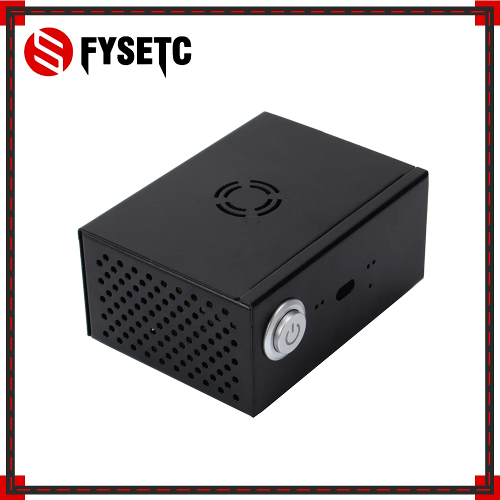 

Raspberry Pi X820 V1.3/X800 SSD&HDD SATA Storage Board Matching Metal Case / Enclosure + Power Control Switch + Cooling Fan Kit