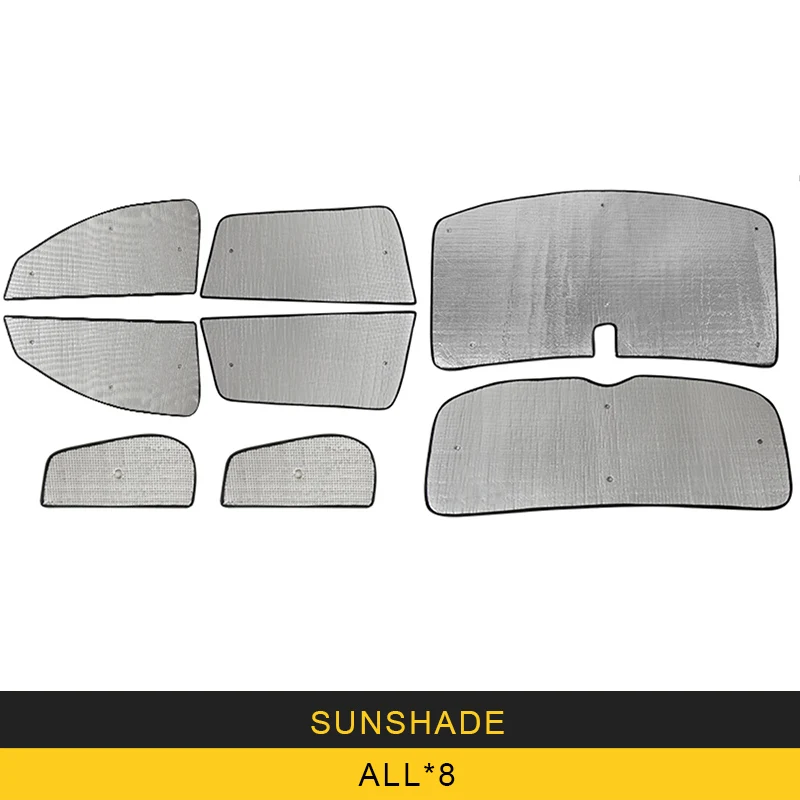 GELINSI автомобиля Зонт окно Shelter для Volkswagen Tiguan 2010 2011 2012 2013 - Цвет: Sunshade-allX8