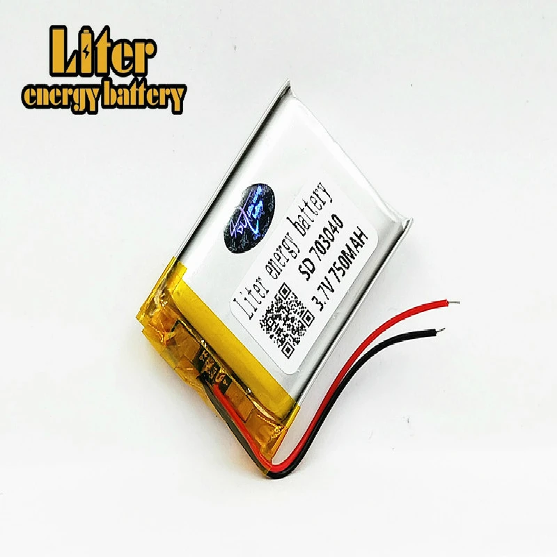 New Rechargeable Li-ion Cell 3.7V polymer lithium battery 703040 073040 Large Capacity For LED Light MP3 MP4 PDA DVD Tablet | Электроника