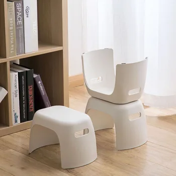 

Thicken Small Stool Children's Stool Lovely Baby Plastic Stool Japanese-style Stool Footstool Household Change Shoe Bench