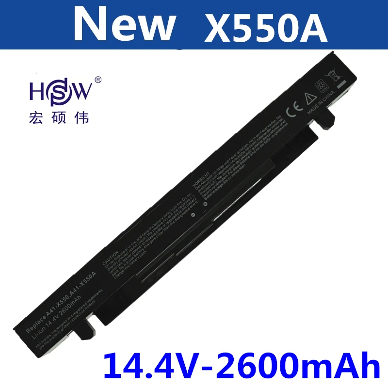 

HSW laptop Battery For Asus A41-X550 A41-X550A A450 A550 F450 F550 F552 K550 P450 P550 R409 R510 X450 X550 X550C X550A X550CA