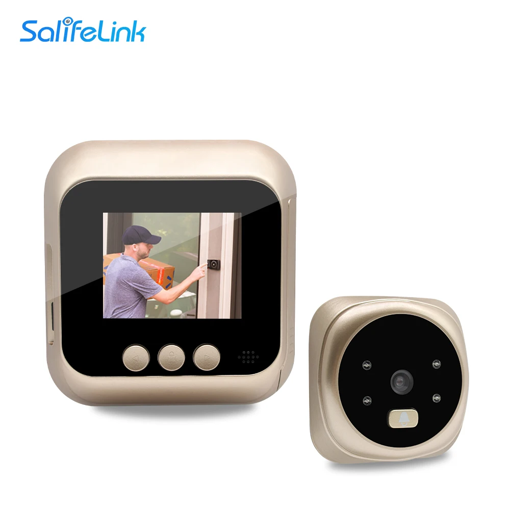 

Newest 2.4" LCD Smart Photo/Video Recording Door Peephole Viewer 120 Degree IR Night Version Digital Peephole Doorbell Camera