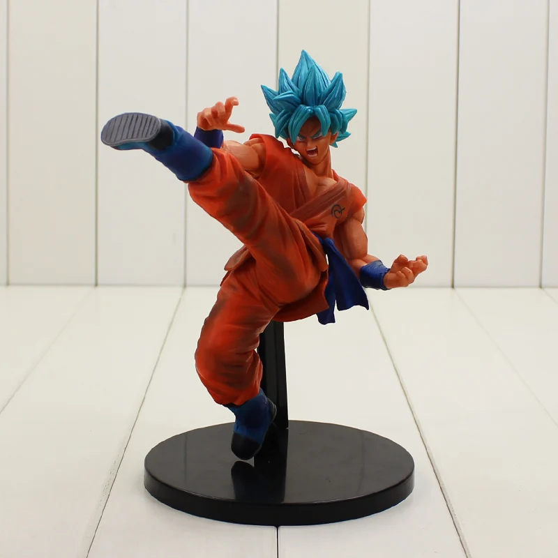 Dragon Ball Сон Гоку фигурка игрушки FES Black Gokou Zamasu Супер Saiyan Бог синие серебряные волосы Битва Ver Аниме Модель Куклы