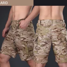 Военные тактические шорты камуфляжные Карго короткие брюки охотничья одежда снаряжение для выживания