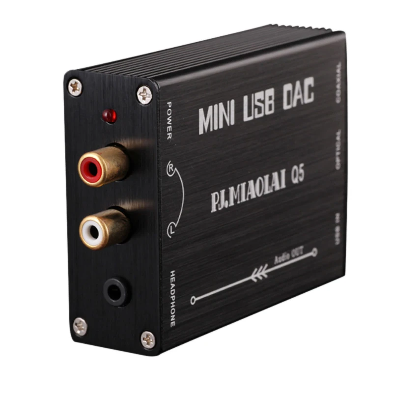 

Q5 Notebook Desktop Computer Hifi External Portable Usb Sound Card Fiber Coaxial Decoding