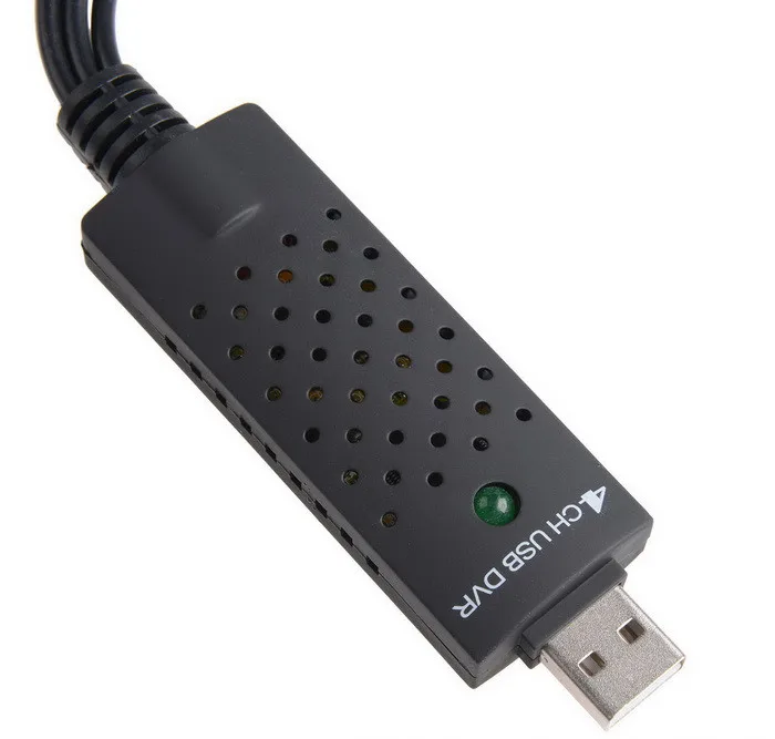 4 канала USB DVR видеозахвата, usb адаптер видеозахвата для изменения видео для отображения на ПК dVR карты на W7 и ниже