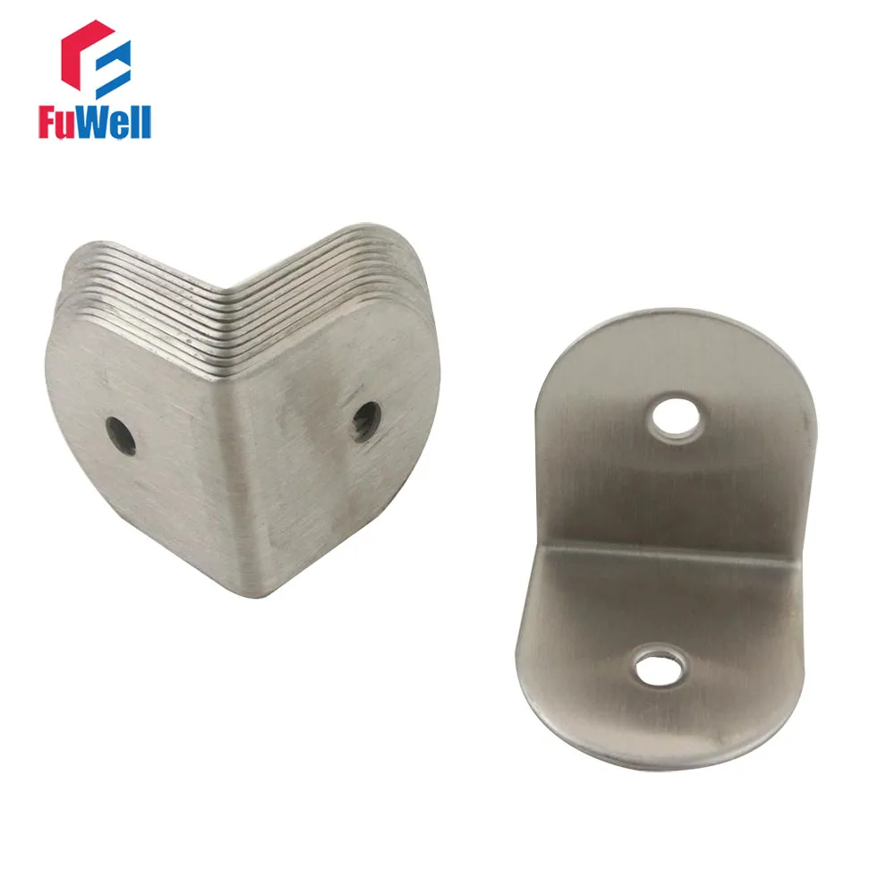 10pcs Stainless Steel Corner Bracket 37x41mm Angel Bracket Public